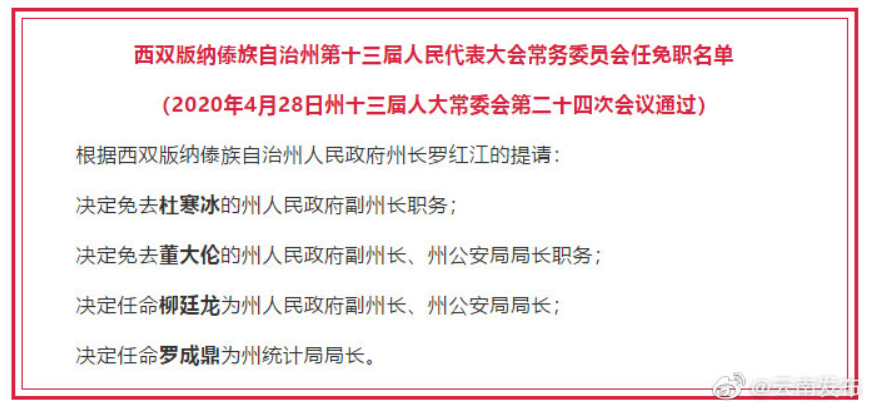 西双版纳傣族自治州市气象局人事任命，推动气象事业迈向新发展阶段